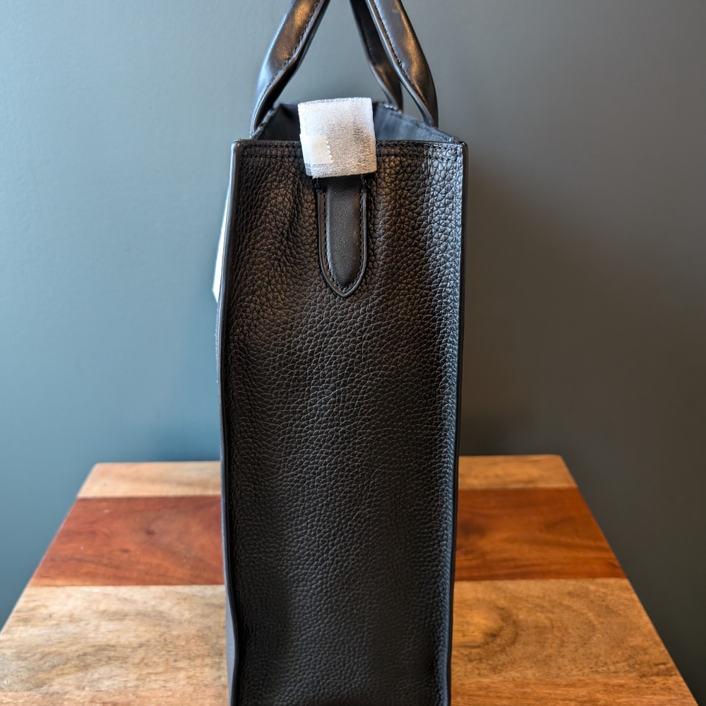 Coach Gotham Tall Tote - Black - Picture 7 of 16